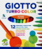 Набор фломастеров "Turbo Color", 12 цв